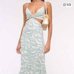 The A&F Julia Slip Cutout Maxi Dress